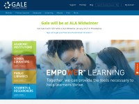 Desktop screenshot for gale.com