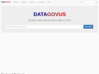 Desktop screenshot for datagovus.com