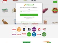 Desktop screenshot for instacart.com