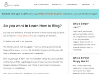 Desktop screenshot for simplyhatch.com