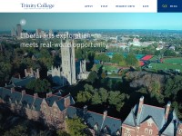 Desktop screenshot for trincoll.edu
