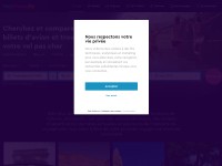 Desktop screenshot for momondo.fr