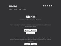 Desktop screenshot for nixnet.xyz