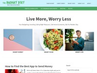 Desktop screenshot for thebudgetdiet.com