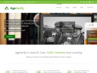 Desktop screenshot for ageverify.co