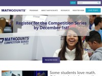Desktop screenshot for mathcounts.org