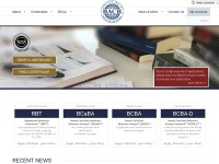 Desktop screenshot for bacb.com