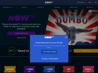 Desktop screenshot for nowtv.com