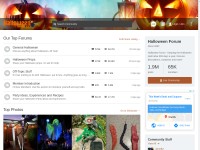 Desktop screenshot for halloweenforum.com
