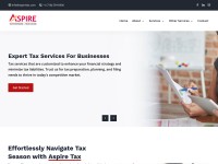 Desktop screenshot for aspiretax.com