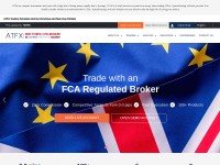 Desktop screenshot for atfx.com