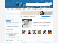 Desktop screenshot for tributes.com