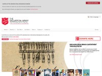 Desktop screenshot for salvationarmy.org