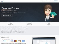 Desktop screenshot for donation-tracker.de