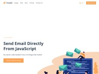 Desktop screenshot for emailjs.com