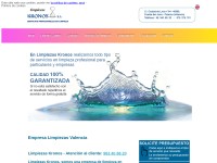Screenshot of limpiezaskronos.net