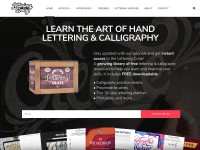 Desktop screenshot for lettering-daily.com