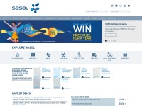 Desktop screenshot for sasol.com