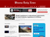 Desktop screenshot for winonadailynews.com