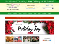 Desktop screenshot for avasflowers.net