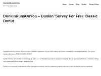 Desktop screenshot for dunkinrunsonyou.com.co