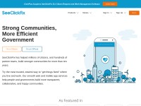 Desktop screenshot for seeclickfix.com