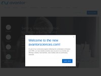 Desktop screenshot for avantorsciences.com