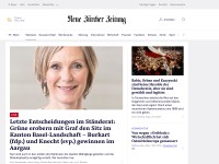 Desktop screenshot for nzz.ch