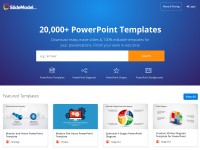 Desktop screenshot for slidemodel.com