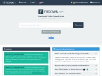 Desktop screenshot for fbdown.net