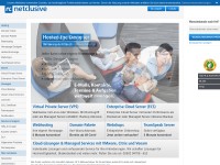 Desktop screenshot for netclusive.de