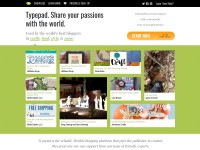 Desktop screenshot for typepad.com