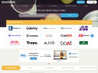 Screenshot of zoutons.com