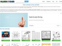 Desktop screenshot for coloringbynumber.com