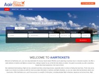 Desktop screenshot for aairtickets.com