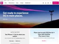 Desktop screenshot for t-mobile.com