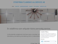 Desktop screenshot for flamingoallservice.se