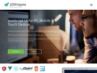 Desktop screenshot for jqwidgets.com