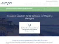 Desktop screenshot for escapia.com