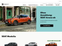 Desktop screenshot for seat.de