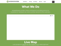 Screenshot of hotspotsystem.com