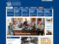 Desktop screenshot for wisconsinhistory.org