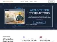 Desktop screenshot for procontractorweb.com