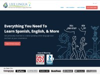 Desktop screenshot for livelingua.com