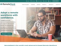 Desktop screenshot for remotedesk.com