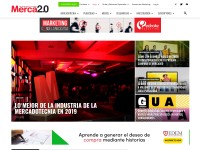 Desktop screenshot for merca20.com
