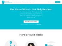 Desktop screenshot for housesitter.com