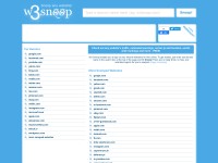 Desktop screenshot for w3snoop.com