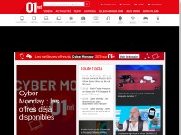 Desktop screenshot for 01net.com