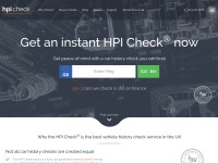 Desktop screenshot for hpicheck.com